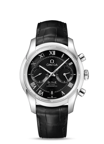 Omega De Ville Co-Axial 42 Chronograph Stainless Steel / Black